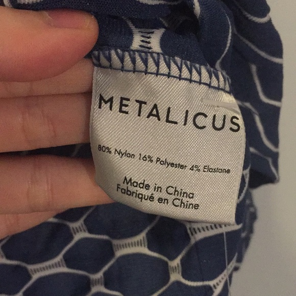 Metalicus Honeycomb Roll Neck Top - Picture 2 of 5